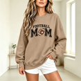 thumbnail image 6 of Football Mom Crewneck Sweatshirt Casual Pullover, 6 of 6