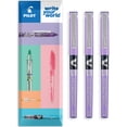 thumbnail image 1 of Pilot V5 Hi-Tecpoint Rollerball Pens, Fine Point, 0.5mm, Violet Ink, 3 Count, 1 of 4