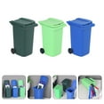 thumbnail image 1 of IFANLANDOR 3pcs Office Trash Can with Lid Plastic Odor Prevention for General Users Study Room, 1 of 8