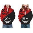 thumbnail image 4 of Chaos World Men's Novelty Hoodie Long Sleeves 3D Funny Graphic Print Sweatshirt Pullover, 4 of 9