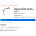 thumbnail image 2 of Cornering Lamp Socket Connector - Compatible with 1987 - 1994 Pontiac Sunbird 1988 1989 1990 1991 1992 1993, 2 of 2