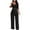 Black, variant on Women 2 Piece Outfits Sets Summer Two Piece Outfits for Women Clothing Set Female V-Neck Sleeveless Tops Pants Sets Cargo Pant Style S_688 Women's Tracksuits Black M