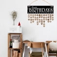thumbnail image 4 of DIY Wooden Birthday Anniversary Reminder Calendar,Family Birthday Organizer Calendar Board,Birthday Gifts for Mom Mother-in-Law, 4 of 7