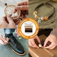 thumbnail image 5 of The Beadsmith Waxed Cotton Cord Set – Black & Tan, 1mm, 5 Yds Each (Total 10 Yards), 5 of 7