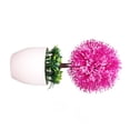 thumbnail image 3 of Planta artificial en maceta, simulación de bolas, vegetación, decoración, oficina en casa, centro de mesa, planta falsa, rojo púrpura Yuarrent HA7629-03B, 3 of 6