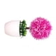 thumbnail image 3 of Planta artificial en maceta, simulación de bolas, vegetación, decoración, oficina en casa, centro de mesa, planta falsa, rojo púrpura Eigraketly HA7629-03B, 3 of 6