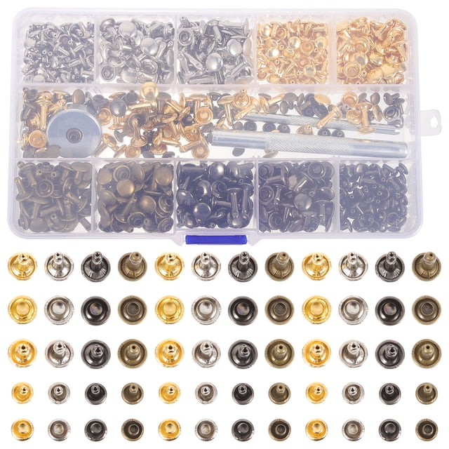 MasteelfCA 1 Set Sewing Rivet Leather Rivet Clothes Repair Kits for DIY Shoes Clothes Crafts Bag