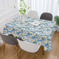 thumbnail image 5 of JSTEL Daisy Flower Print Table Cloth Square 54 x 54 Inch Tablecloth Anti Wrinkle Table Cover for Dining Kitchen Parties, 5 of 6