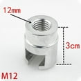 thumbnail image 1 of BUYISI Puller Tool Dent Repair Auto Car Head Adapter Replacement Screw Tips Silver 1X For Slide Hammer or Pulling Tap M12, 1 of 5