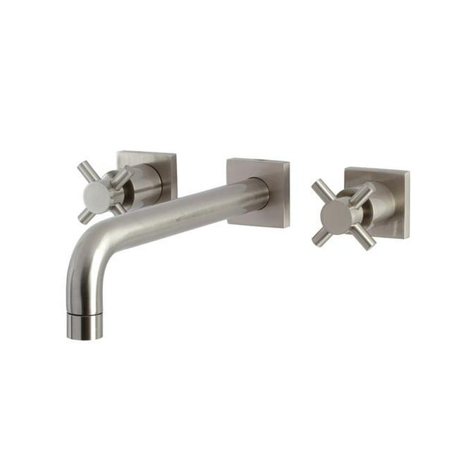 Kingston Brass KS6028DX Concord Robinet de Baignoire Mural Nickel Brossé