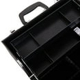 thumbnail image 5 of Makeup Train Case Aluminum Alloy Jewelry Box Organizer Black, 5 of 8