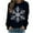 Navy, variant on Festive Tops for Women Christmas Outfits Long Sleeve Crewneck Sweatshirt Lightweight Graphic Pullover Holiday Shirt (XL, Navy)