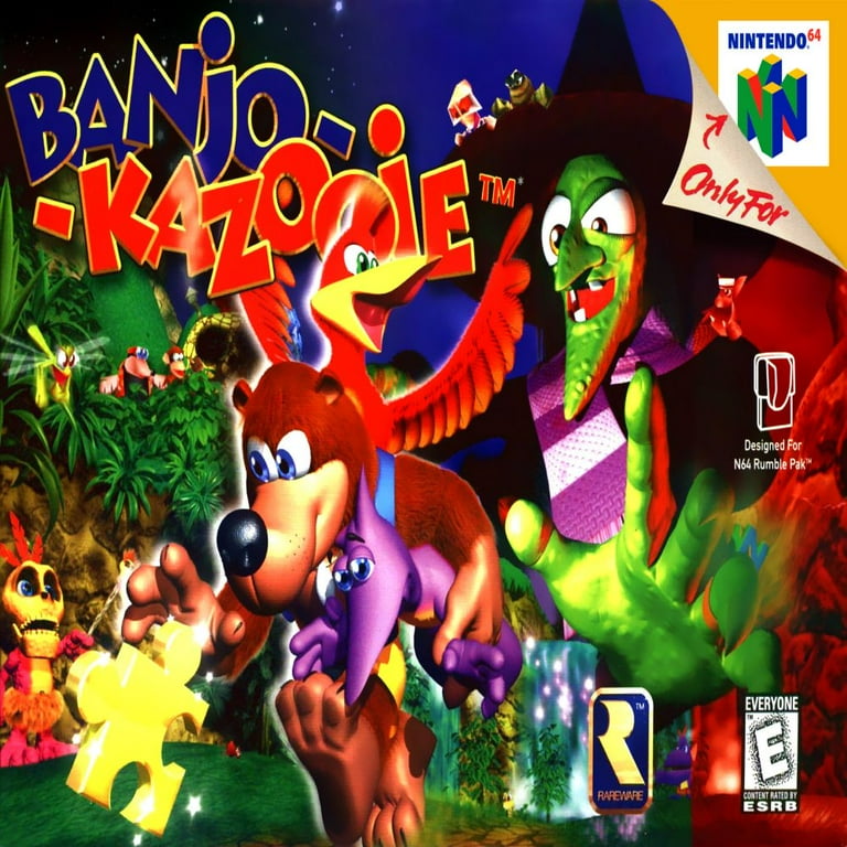 【国際ブランド】 Game,US N64 Banjo-Kazooie Version Walmart.com - アドベンチャー