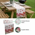 thumbnail image 5 of Valentine's Day Table Runner - 108 Inch Long, Kitchen Dining Table Runner Dresser Scarves, Watercolor Love Flowers Leaves Plants Spring Farmhouse Decor for Coffee Tables Wedding Party Banquet, 5 of 8