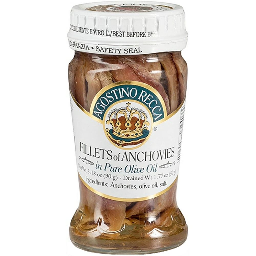 Agostino Recca Fillet of Anchovies Jar (olive oil) 1 Jar (90g