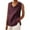 Fall Clothes Wine, variant on Womens Cotton Linen Dressy Blouses, Sleeveless Shirts for Women Lightweight Casual Solid Color Lapel V Neck Tank Tops
