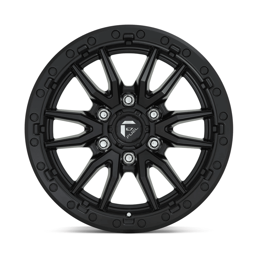 Fuel 1PC Aluminum Rim D679 REBEL 20X9in Matte Black Finish
