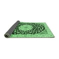 thumbnail image 2 of Ahgly Company Indoor Rectangle Medallion Emerald Green Traditional Area Rugs, 7' x 10', 2 of 4