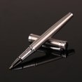 thumbnail image 1 of Bolígrafo de metal de lujo con clip para firma, bolígrafos para negocios, escritura, papelería de oficina, logotipo personalizado, nombre, regalo, plateado, 1 of 6