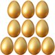 thumbnail image 5 of 10 piezas de huevo de Pascua dorado de madera para manualidades, artículos de madera para pintar y dibujar, 5 of 8
