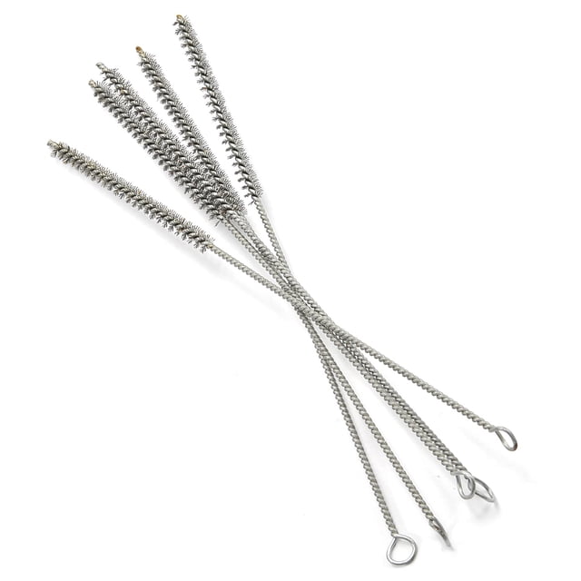 Utoolmart Steel Wire Tube Cleaning Brush 0.31" Diameter 12" Length 5pcs