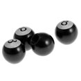 thumbnail image 3 of Tapas de Cubierta Del Polvo Del Aire Del Vástago de Válvu Del Neumático Del Neumático de Rueda Negra 4PCS para Del Coche Macarena Tapa de los vástagos de la válvula de aire del neumático de la rueda, 3 of 7