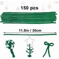 thumbnail image 2 of 150 Pieces Green Pipe Cleaners Chenille Stem, Pipe Cleaners Chenille Stem, Art Pipe Cleaners, Pipe Cleaners Bulk for Creative Home Arts and Crafts Pr, 2 of 4