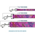 thumbnail image 3 of Mattel Pet Leash, Dog Leash, Barbie Script Signature Scattered Pink Multi Color, 6 Feet Long 1.0 Inch Wide, 3 of 6