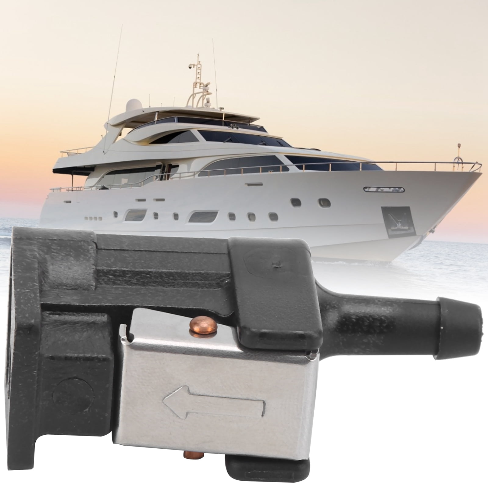 Zaqw Engine Fuel Hose Connector,Marine Boat Motor Fuel Line Pipe Quick