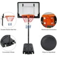 thumbnail image 5 of REDCAMP 5.2-7ft Kids Height-Adjustable Basketball Hoop, Portable Backboard System Stand with Wheels, 5 of 9