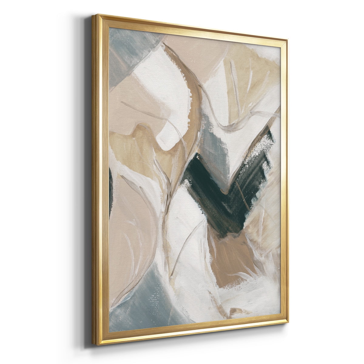 Marble Lines II Premium Framed Print - Ready to Hang