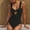Black, variant on ZZwxWA Suspender Swimsuits for Women Slimming Belly Control One Piece Bathing Suit Retro Cut Out Swimwear
