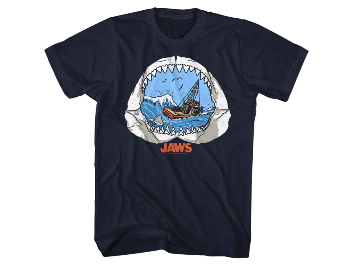 American Classics - Jaws Movie Jaw View Adult Short Sleeve T-Shirt ...