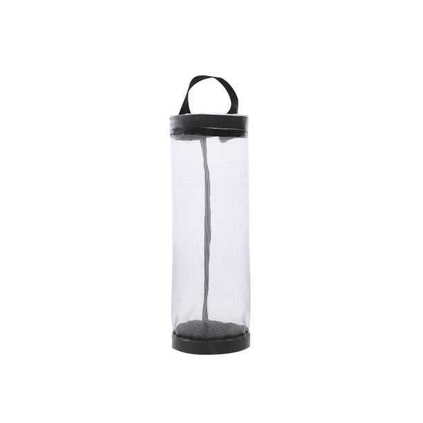 Bolsa de Acabado Colgante de Pared de Almacenamiento de Bolsa de Plástico de Basura de Cocina, Malla de Poliéster de 37.5x10cm para Reciclaje de Verduras de Sundries, Diseño de Extracción Conveniente