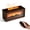 Dark wood, variant on Flame Essential Oil Diffuser Humidifier with 7 Color Light, Wood Aroma Diffuser and Quiet Mist Maker for Bedroom