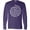 Purple, variant on Pi Day Pi Numerals in Spiral Long Sleeve T-Shirt