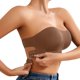 thumbnail image 1 of Brasier Tela de Mantequilla Sujetador Elástico de Nailon Cómodo para Mujer, para Uso Diario, para Bodas, para Novias, sin Tirantes, con Sujeción sin Costuras. Grande, 1 of 6