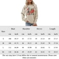 thumbnail image 2 of Sudadera Urlaubsgrafik-Shirts für Damen, lockeres, lässiges Weihnachtspullover-Oberteil Ygjytge Caqui T L para Mujer, 2 of 7