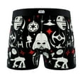 thumbnail image 3 of CRAZYBOXER Men's Underwear Star Wars Freedom of movement Resistant Boxer Brief Distortion-free (2 PACK), 3 of 5
