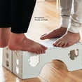 thumbnail image 4 of Foldable Toilet Stool, Squatting Posture Poop Stool, Bathroom Anti Slip Toilet Assistance Step Stool, Portable Travel Foot Stool for Toilet, Easy to Storage Toilet Squat Stool, 4 of 7