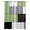 Green Gray Black, variant on Navy Blue Grey Geometric Blackout Curtains for Bedroom, Modern Black White Abstract Art Room Darkening Window Drapes for Living Room, Thermal Insulated Grommet Curtains, 52x90 inch, 2 Panels