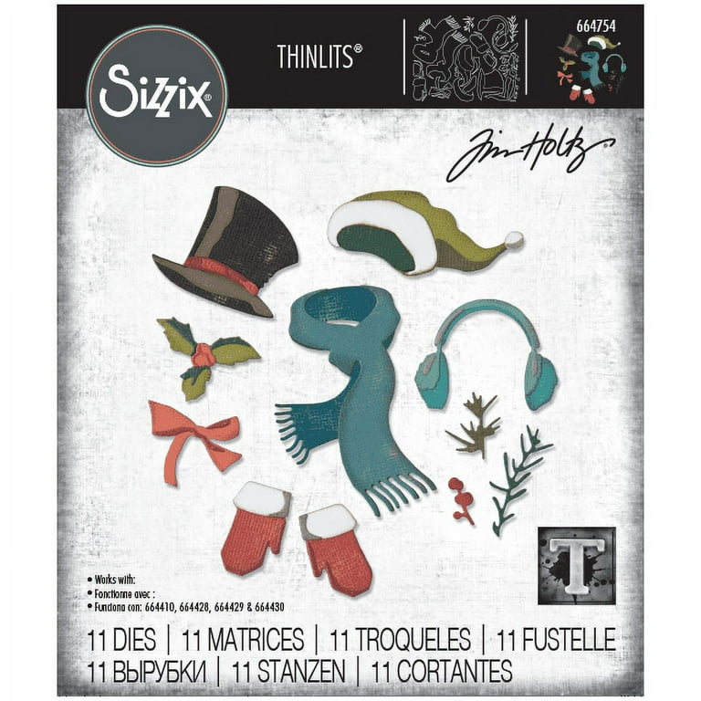 Thinlits Die Set 11PK Winter Wardrobe by Tim Holtz - Walmart.com