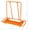Orange + Steel#0, variant on 1600lbs Drywall Cart with Brakes for Moving Plywood, Steel Panel Dolly for Warehouse & Construction Site, Orange