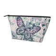 thumbnail image 2 of ZNDUO Travel Makeup Bag for Women Vintage Watercolor Butterfly Pattern Toiletry Bag, Multifunctional Storage Bag Cosmetic Bag Make Up Organizer, 2 of 7