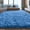 Haze Blue, variant on Jakolive 4x6 Feet Wine Red Plush Shag Rug, Soft Cozy Fuzzy Carpet with Enhanced Non-Slip Backing, Great for Bedroom, Living Room, Kids' Room, Nursery, Teen Dorm - Stylish Home Decor