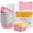 Pink, variant on 5oz Mini Cake Pans with Lids 25 Pack, Foil Muffin Tin Small Baking Cups, Disposable Cupcake Containers Creme Brulee Ramekins Cupcake Liners for Bake Sales Valentines-Pink