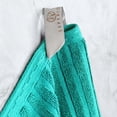 thumbnail image 5 of Family Modern Cotton 12-Piece Towel Set, Turquoise by Blue Nile Mills, 5 of 8