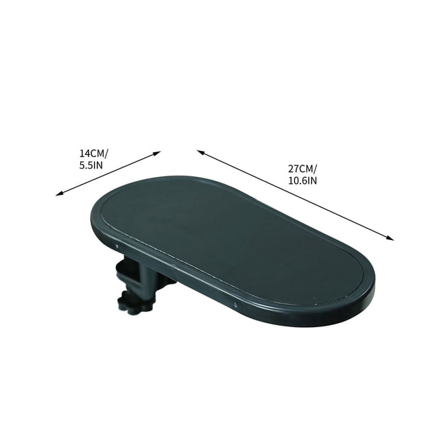 Btomtd Computer Hand Rest Board Rotatable Arm Rest Desktop Hand Rest, Black