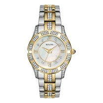 Bulova Women's Two Tone Stainless Steel Bracelet Watch 98L135