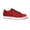 Red, variant on Womens Glitter Sneakers Sparkly Low Top Lace-Up Casual Shoes,Red